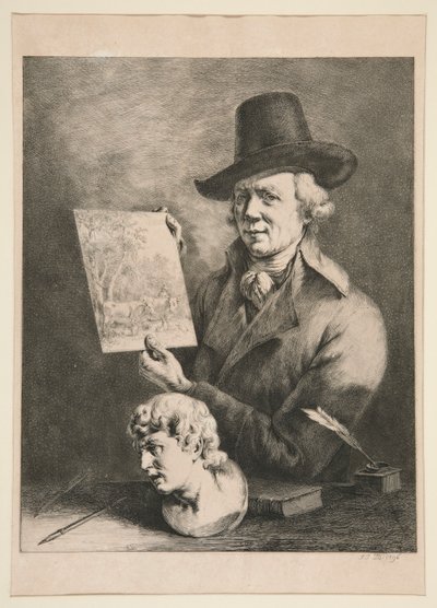 Auto retrato de Jean Jacques de Boissieu
