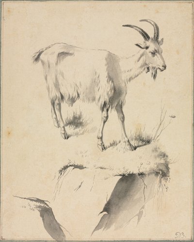 Estudio de una cabra de Jean Jacques de Boissieu