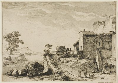 El monje y el cazador de Jean Jacques de Boissieu