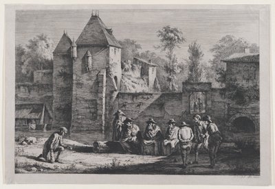 La vieja puerta de Vaise, Lyon, 1803 de Jean Jacques de Boissieu