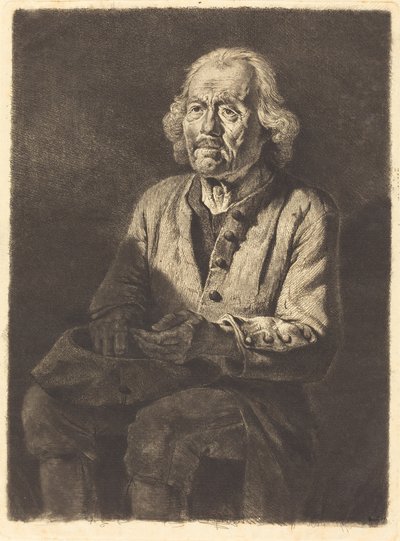 El viejo campesino Girard de Jean Jacques de Boissieu