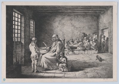 El maestro de escuela, 1780 de Jean Jacques de Boissieu