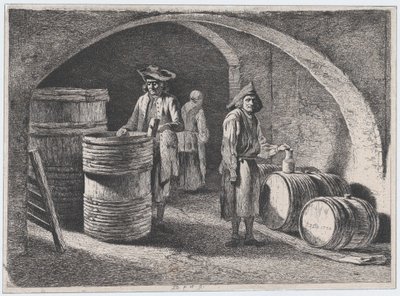 Los pequeños toneleros, 1770 de Jean Jacques de Boissieu