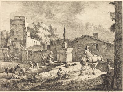 Vista de Saint-Andéol de Jean Jacques de Boissieu