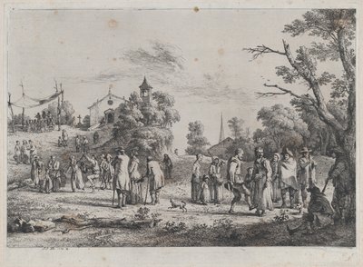 Festival del pueblo, 1773 de Jean Jacques de Boissieu