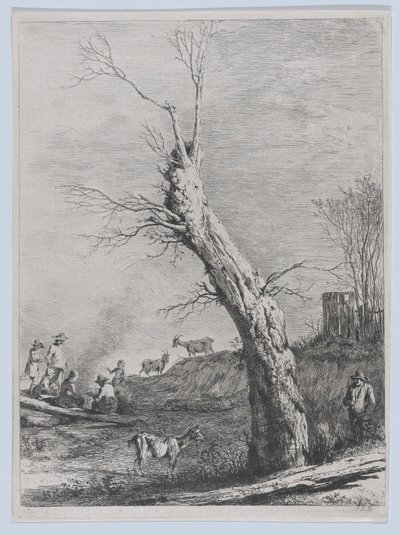 Invierno, después de un dibujo completado en Saint-Chamond, 1795 de Jean Jacques de Boissieu