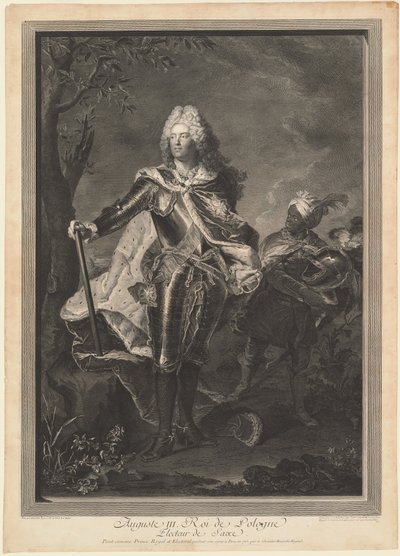 Auguste III. Rey de Polonia de Jean Joseph Balechou