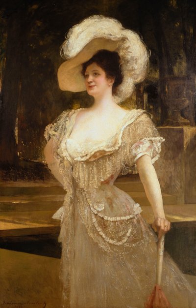 Un retrato de la Sra., 1901 de Jean Joseph Benjamin Constant