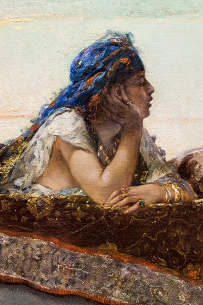 Atardecer en las terrazas (Marruecos) de Jean Joseph Benjamin Constant