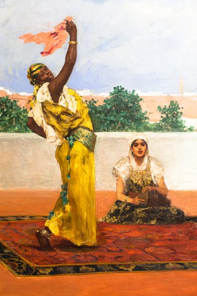 El baile de la bufanda, ca. 1880 (Óleo sobre lienzo) de Jean Joseph Benjamin Constant
