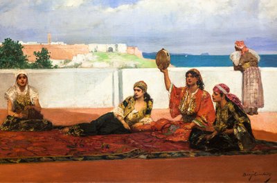 El baile de la bufanda, ca. 1880 (Óleo sobre lienzo) de Jean Joseph Benjamin Constant