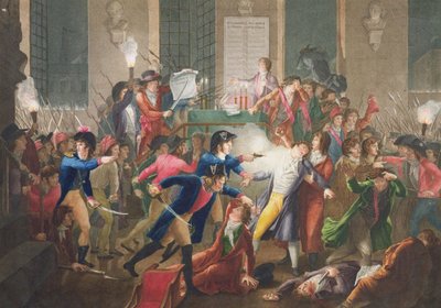 El arresto de Robespierre el 27 de julio de 1794 después de Fulchran-Jean Harriet, c. 1796 de Jean Joseph Francois Tassaert