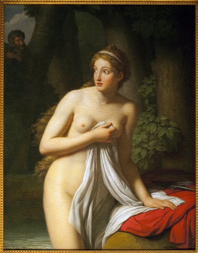 Ninfa sorprendida de Jean Joseph Taillasson