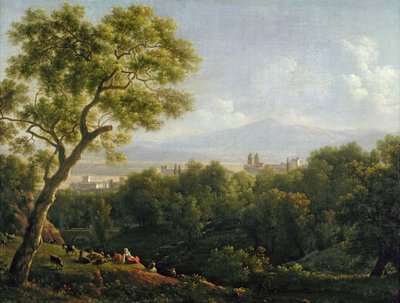 Vista de Frascati de Jean Joseph Xavier Bidauld
