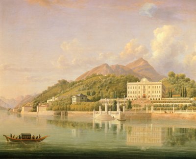Vista de Villa Sommariva de Jean Joseph Xavier Bidauld