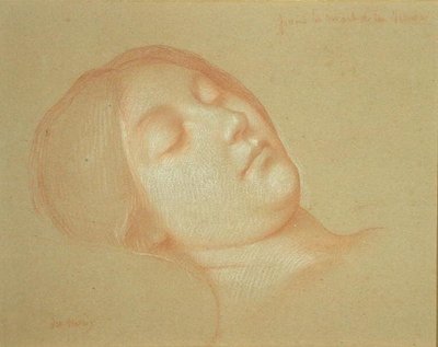Estudio para la muerte de la Virgen de Jean Jules Antoine Lecomte du Nouy
