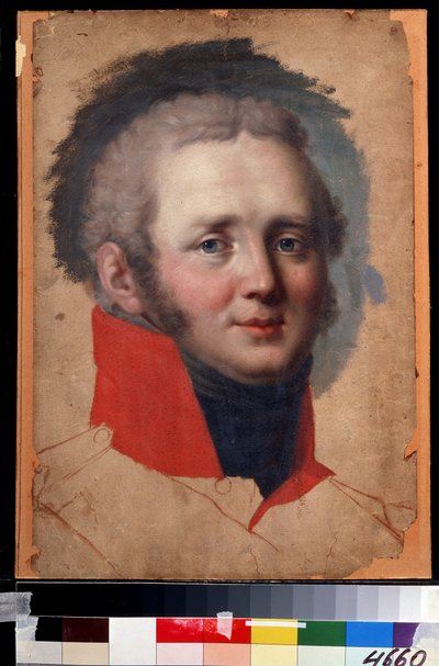 Retrato del emperador Alejandro I (1777-1825) de Jean Laurent Monnier