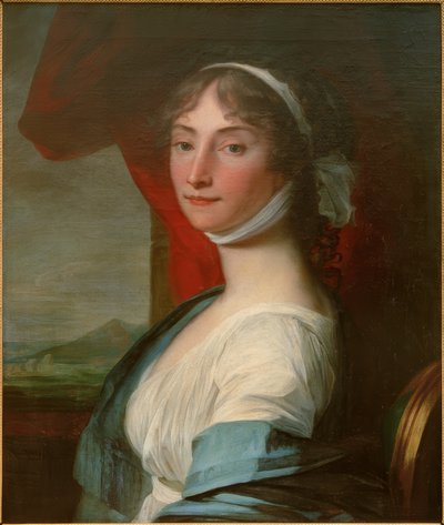 Retrato de Friederike Leisching, por J.L. Mosnier de Jean Laurent Mosnier