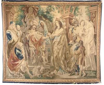 Tapiz de Bruselas de un conjunto de seis, c.1650 (lana y seda) de Jean Le and Eggermans Daniel II Clerc