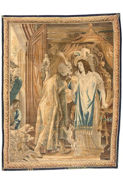 Tapiz de Bruselas de un conjunto de seis, c.1650 (lana y seda) de Jean Le and Eggermans Daniel II Clerc