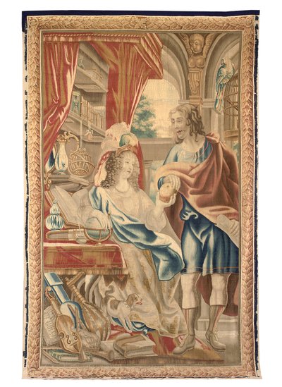 Tapiz de Bruselas de un conjunto de seis, c.1650 (lana y seda) de Jean Le and Eggermans Daniel II Clerc