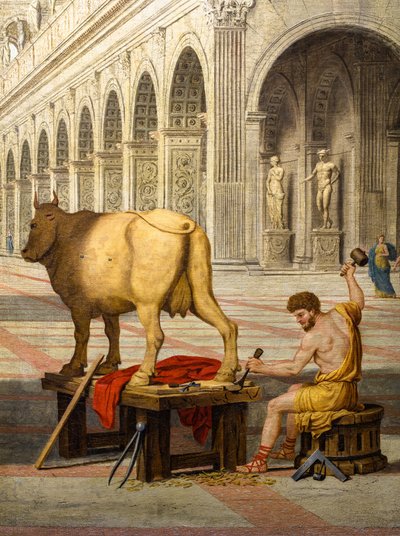 Dédalo y Pasifae de Jean Lemaire