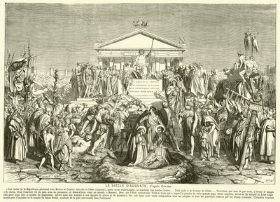 El siglo de Augusto de Jean Leon (after) Gerome