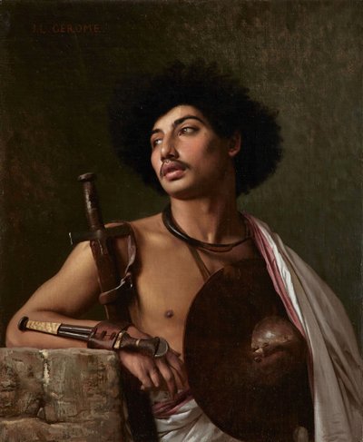 Un guerrero Bischari de Jean Leon Gerome