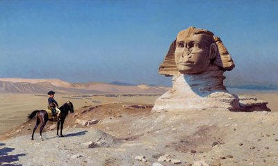 Bonaparte ante la Esfinge de Jean Leon Gerome