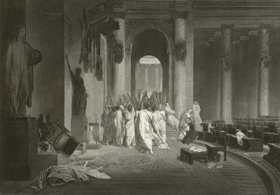 Muerte de Julio César, 44 a.C. de Jean Leon Gerome