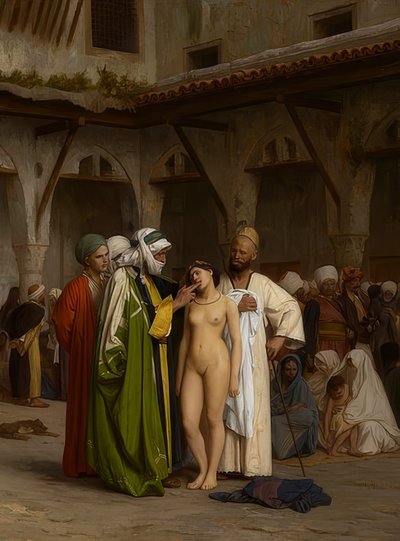 El mercado de esclavos de Jean Leon Gerome