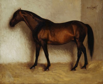 Dollar, Un Cazador Bayo en una Caja Suelta de Jean Leon Gerome