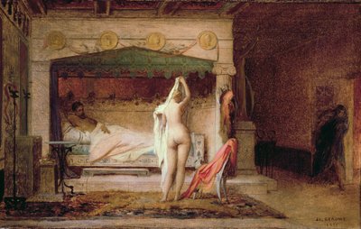 Rey Candaules de Lidia, 1858 de Jean Leon Gerome