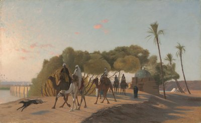 Leaving the Oasis de Jean Leon Gerome