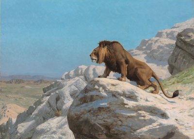 León en la Vigilia de Jean Leon Gerome