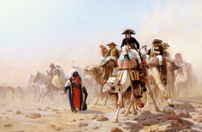 Napoleón y su estado mayor de Jean Leon Gerome
