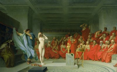Friné ante el Areópago de Jean Leon Gerome