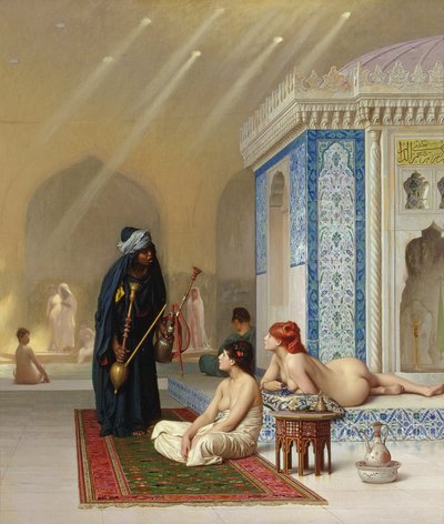 Piscina en un harén de Jean Leon Gerome