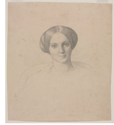 retrato, cabeza, de, un, mujer de Jean Leon Gerome