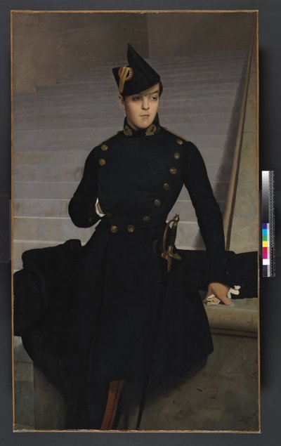 Retrato de Claude-Armand Gérôme, hermano del artista de Jean Leon Gerome