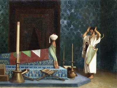 Oración en la habitación del sultán de Jean Leon Gerome