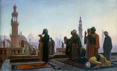 Oración en El Cairo de Jean Leon Gerome