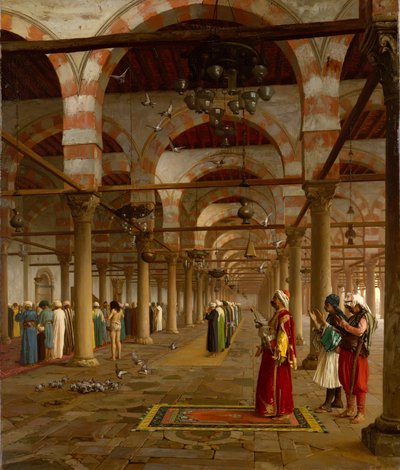 Oración en la mezquita de Jean Leon Gerome