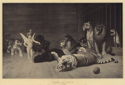 Doma por Cupido de Jean Leon Gerome