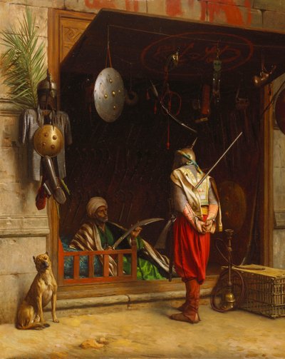 El mercado de armas en El Cairo de Jean Leon Gerome
