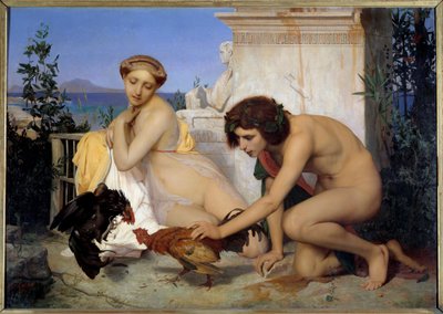 La pelea de gallos de Jean Leon Gerome