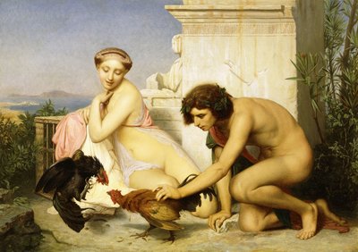 La pelea de gallos de Jean Leon Gerome