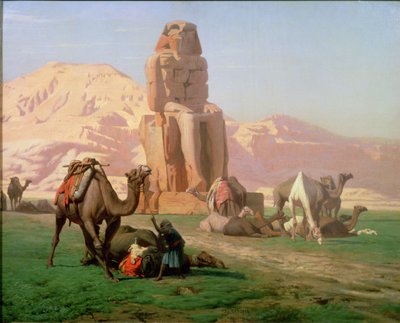 El Coloso de Memnón, 1857 de Jean Leon Gerome