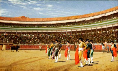 La entrada del toro de Jean Leon Gerome