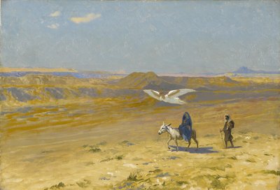 La Huida a Egipto, 1890s de Jean Leon Gerome